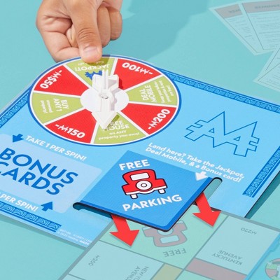 Monopoly Free Parking Jackpot Board Game