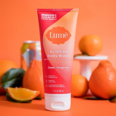 Lume Body Wash Tube - Citrus/Tangerine Scent - 7oz