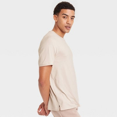 Men's Short Sleeve Performance T-Shirt - All In Motion Light Gray S