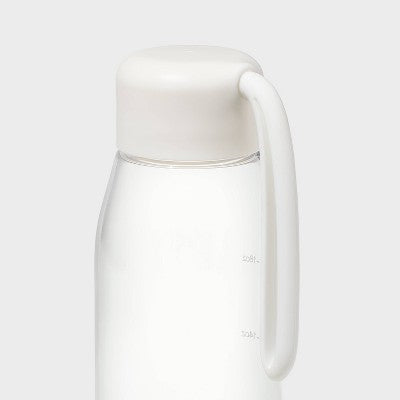 24fl oz Plastic Bottle White - All In Motion