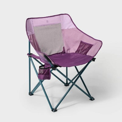 Folding Club Outdoor Portable Camping Chair Purple - All In Motion (LOCAL PICKUP ONLY)