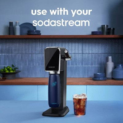 SodaStream 30.4 fl oz Fizz & Go Insulated Stainless Steel Carbonating Bottle Blueberry