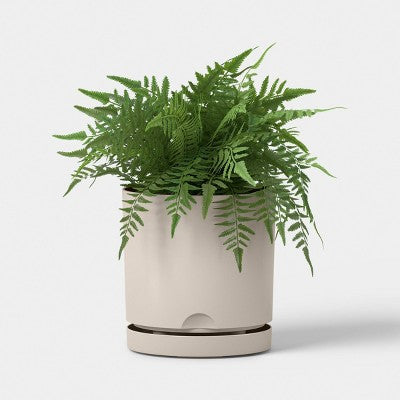 Recycled Resin Indoor Outdoor Planter Tan 8"- Room Essentials