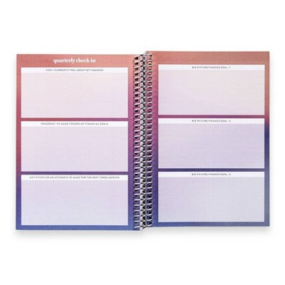 erin condren Budget Journal Classic Striped/Every Little Bit Counts