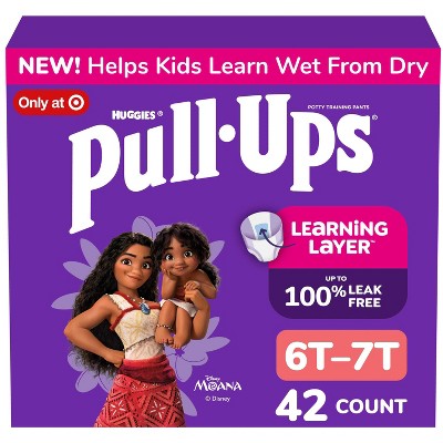 Pull-Ups Girls' Potty Training Pants - 6T-7T - 42ct