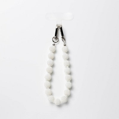 Hello Lux Phone Wristlet - Berry Pearl Beads