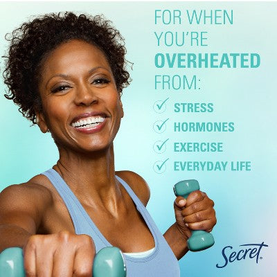 Secret Whole Body Cooling Aluminum-Free Deodorant Mist - Invigorating Mint - 5.2 oz: Whole Body, Normal Skin