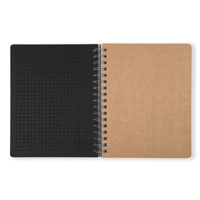 Yoobi Evolve Journal 7"x9" Cross Stitch Charcoal Felt