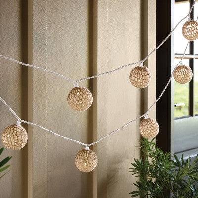 Open Weave String Lights - Threshold