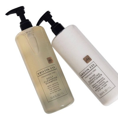 Kristin Ess Fragrance Free Shine Enhancing Conditioner for Moisture + Hydration, Vegan - 33.8 fl oz