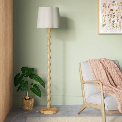 Natural Polyresin Floor Lamp - Room Essentials (LOCAL PICKUP ONLY)
