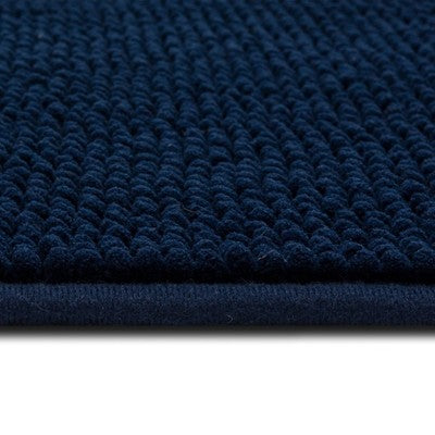 20"x58" Everyday Chenille Bath Runner Navy - Room Essentials: Machine Washable, Tufted Recycled Polyester