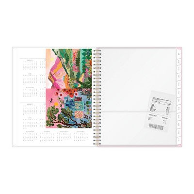Rhi James for Blue Sky 24 Month Planner Wirebound 8"x10" Clear Multi Cover - Dot