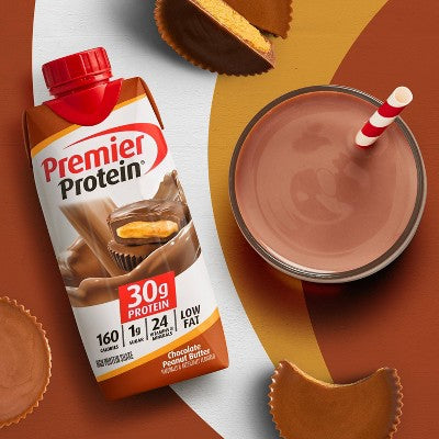 Premier Protein Nutritional Shake - Chocolate Peanut Butter - 11 fl oz/4pk