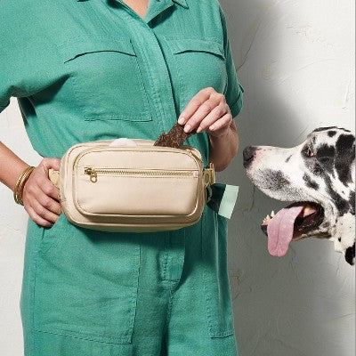 Dog Walker Belt Bag/Crossbody Bag - Neutral - The Cuddle Collab