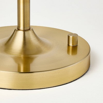 Ceramic Shade Table Lamp Brass - Hearth & Hand with Magnolia