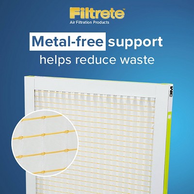 Filtrete 14" x 20" MPR 700 Dust Pollen & Pet Dander Electrostatic Air Filter: MERV 8, Furnace & AC Compatible