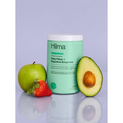 Hilma Daily Fiber + Digestive Enzymes Powder - 7.94oz