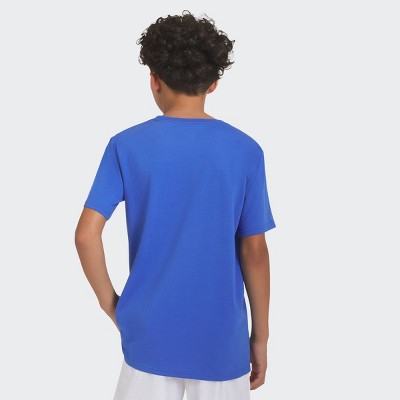 Champion Kids' Signature Patch Graphic T-Shirt - Blue M 10/12