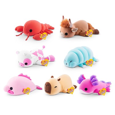 Hug-A-Lumps Capybara Weighted Plush Small Stuffed Animal: Zoo-Themed Polyester Toy