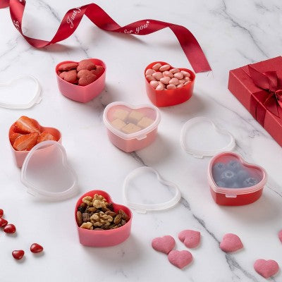 Cook With Color 6pk Small Heart Containers