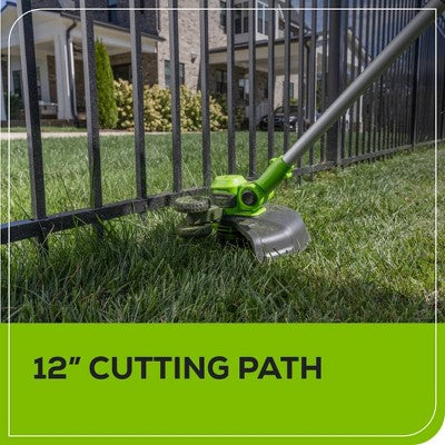 Greenworks POWERALL 24V Cordless 12" String Trimmer with 2.0Ah Battery and Charger (LOCAL PICKUP ONLY)