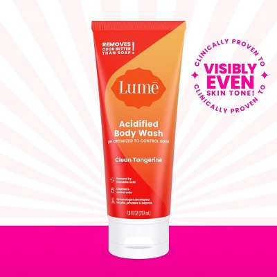 Lume Body Wash Tube - Citrus/Tangerine Scent - 7oz