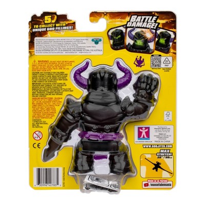 Goo Jit Zu Stretchy Black Knight Orbitox Stretch Strikers Rare Figure