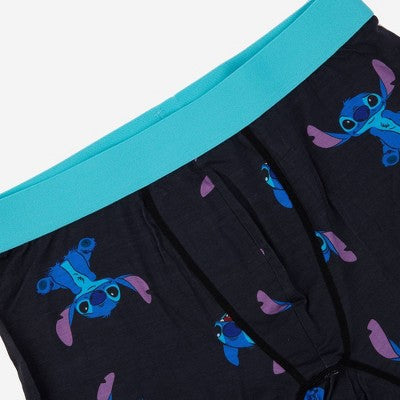 Men's Lilo & Stitch Boxer Briefs - Black L