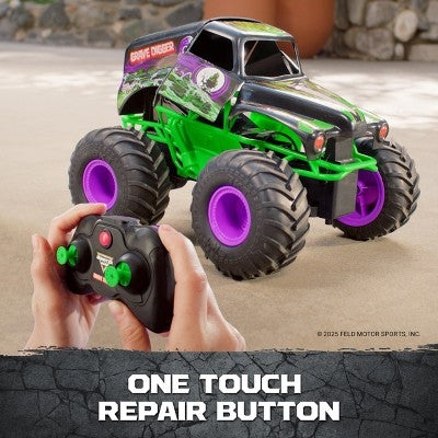 Monster Jam Smash and Bash Grave Digger Remote Control Vehicle 1:15 Scale