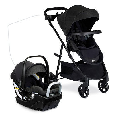 Britax Willow Brook S+ Baby Travel System, Infant Car Seat and Stroller Combo - Raven Black (LOCAL PICKUP ONLY)