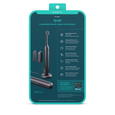 quip Ultra Next Generation Smart Sonic Electric Toothbrush - Onyx