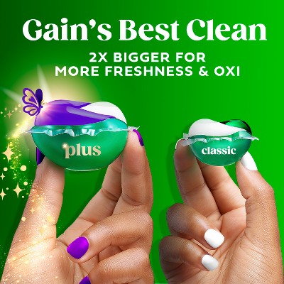 Gain Moonlight Breeze Super Flings Plus Laundry Detergents - 32ct: High Efficiency, Cold Water, Deep Cleaning, Odor Control