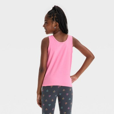 Girls' Tennis Graphic Tank Top - Cat & Jack Medium Pink M