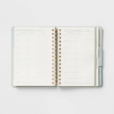 6"x8" Spiral Financial Planner - up&up