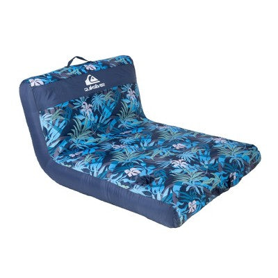 Quiksilver Floral Mini Lounger Pool Float- Blue