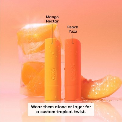 eos Limited Edition Lip Balm - Peach Squeeze - 0.28oz/2pk