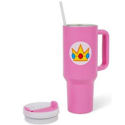 Nintendo Stainless Steel 40oz Peach Tumbler