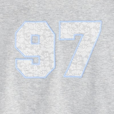 Girls' Off the Shoulder '97' T-Shirt - Cat & Jack Heather Gray S