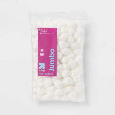 Jumbo Cotton Balls - 200ct - up&up