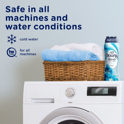 Downy Blends Soft & Fresh In-Wash Scent Booster - Meadow Rain Scented Laundry Bead - 25.6oz