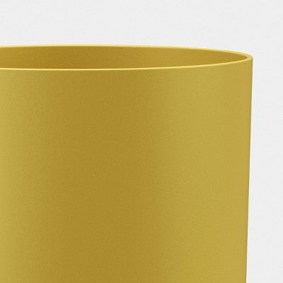 Recycled Resin Indoor Outdoor Planter Mustard Yellow 8" - Room Essentials