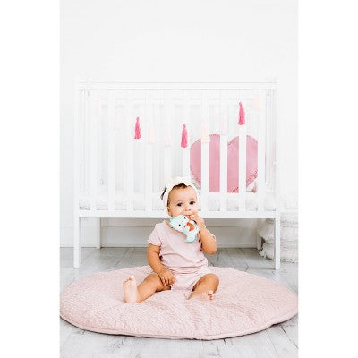 Pearhead Silicone Plush Teether - Dino - Valentine's Day