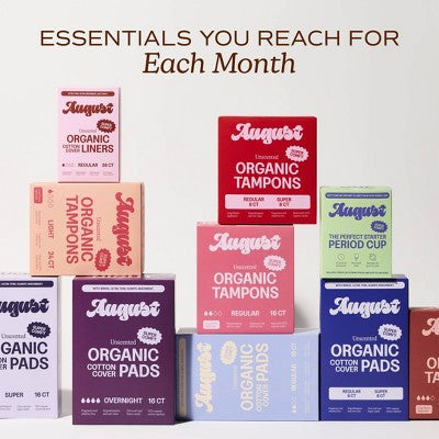 Its August Organic Regular Tampons - 16ct