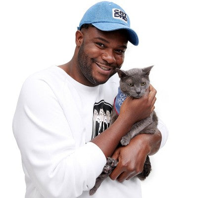 Adult "Cat Dad" Baseball Cap - Denim - The Cuddle Collab