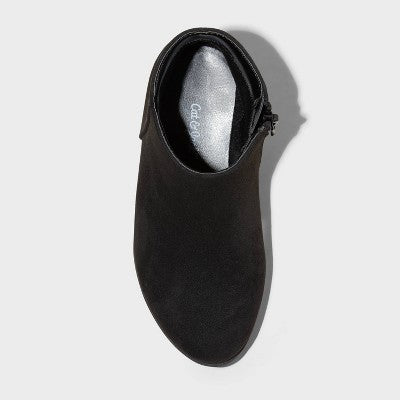 Toddler Girls Penelope Zipper Boots - Cat & Jack Black 11T