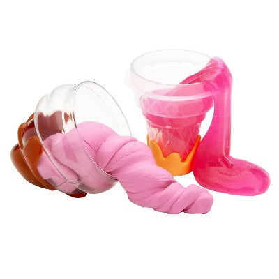 Cra-Z-Slimy Chocolate Strawberry Cone Glitter and Butter Scented Slime