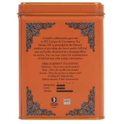 Harney & Sons Hot Cinnamon Sunset Black Tea Sachets - 20ct