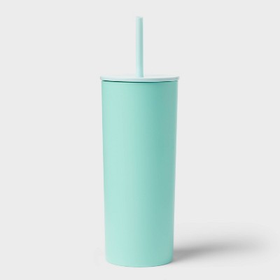 26oz Tumbler with Straw Mint Green - Sun Squad