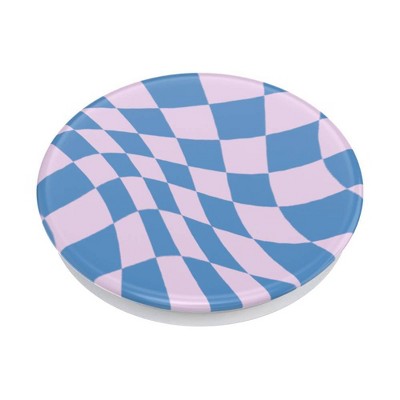 PopSockets PopGrip Checker Cell Phone Grip & Stand - Blueberry Checker